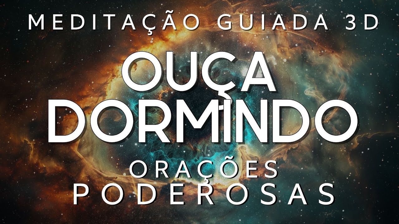 MEDITAÇÃO GUIADA ASMR – ORAÇÃO PODEROSA PARA DORMIR (meditação asmr, ear to ear, soft spoken)