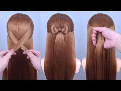 Very Easy Hairstyle | Quick Hairstyle For Party And Wedding | Simple Open Hairstyle For Girls