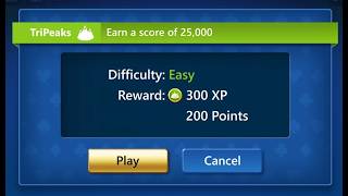 TriPeaks - August 26, 2026 - Microsoft Daily Challenge - Solitaire