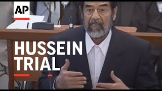 FILE Overview of first trial of Saddam Hussein ahe