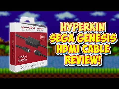 HDMI For Sega Genesis - Hyperkin HDTV Sega Cable! Review & Comparison!