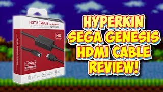 HDMI For Sega Genesis - Hyperkin HDTV Sega Cable! Review & Comparison!