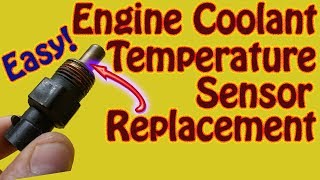 Rough Idle, Stalling When Put In Gear, Engine Coolant Temperature Sensor Replacement - GMC ECT P0118