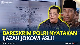 Download lagu Identik dengan Pembanding, Bareskrim Polri Nyatakan Ijazah Jokowi Asli mp3
