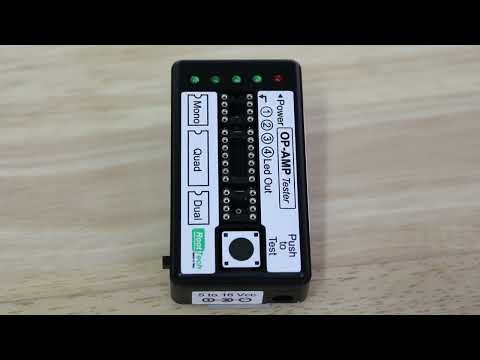 OP AMP Tester , tester amplificatori operazionali .