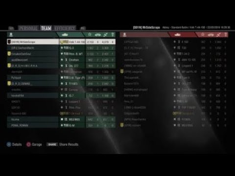 World of Tanks Console Volk T44-100 Ace 7.4k dmg combined