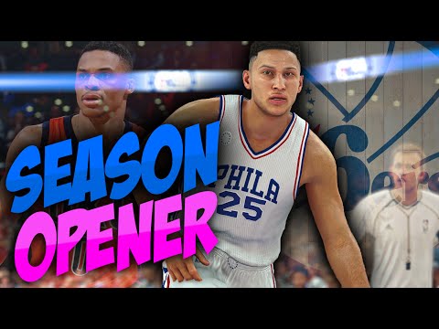 NBA 2K17 Philadelphia 76ers MyGM - Simmons DOMINATES In Opener! [Ep.2]