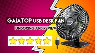Gaiatop USB Desk Fan Review| USB Personal Fan | Big Shopping
