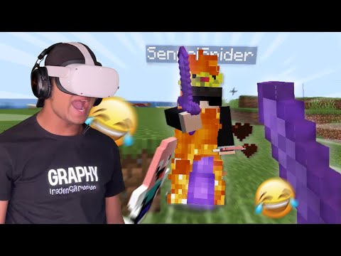 I fought the Deadliest Player in this SMP in VR!