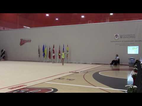Izabella Helbin Junior Hoop 2016 CDN Championships RG Comp B