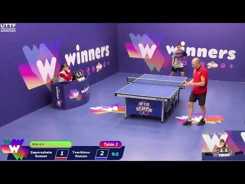 WINners CUP table 2  19.11 Zaporozhets Roman - Tveritinov Roman  11:30
