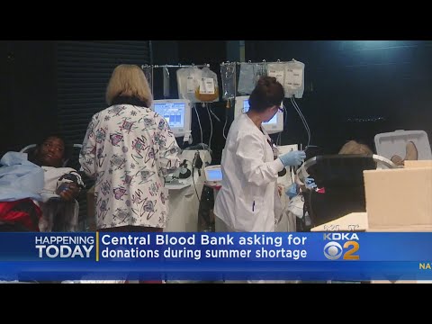 Central Blood Bank: U.S. Blood Supplies At Dangerously Low Level