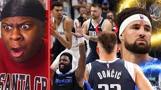 MOHAWK LUKA IS INSANE! 🔥Mavericks vs Spurs *REACTION* KLAY AND BROTHER IRVING IS UNREAL! WEMBY...