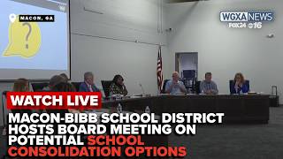 Macon-Bibb County school district hosts board meeting on school closures