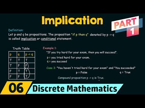Logical Operators − Implication Part 1