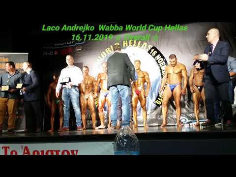 Laco Andrejko 1st +55  bodybuilding Wabba World Cup Hellas 16.11.2019