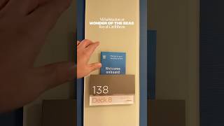 Mi habitacion en el Wonder of the Seas the Royal Caribbean #wonderoftheseas #royalcaribbean #crucero