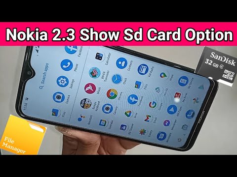 Nokia 2.3 Show Sd card Storage