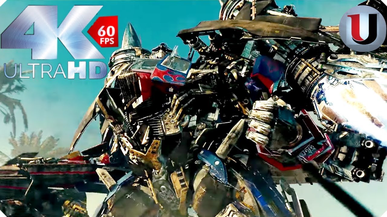 Transformers 2 Final Battle Optimus Prime vs Megatron & The Fallen (4K)