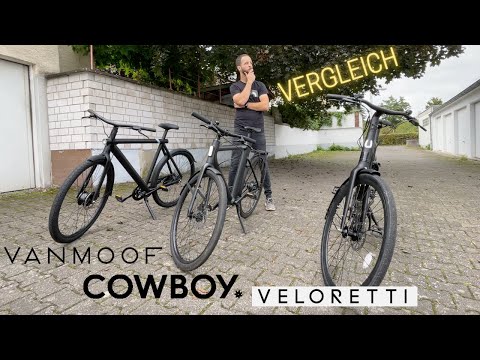 VELORETTI Ace vs VANMOOF S3 vs COWBOY - Which e-bike is the best?