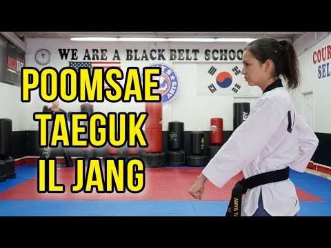 POOMSAE TUTORIAL | Taeguk Il Jang (White Belt Form Taekwondo)