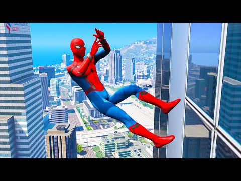 GTA 5 Falling off Highest Buildings #35 - GTA 5 Funny Moments & Gameplay Fails
