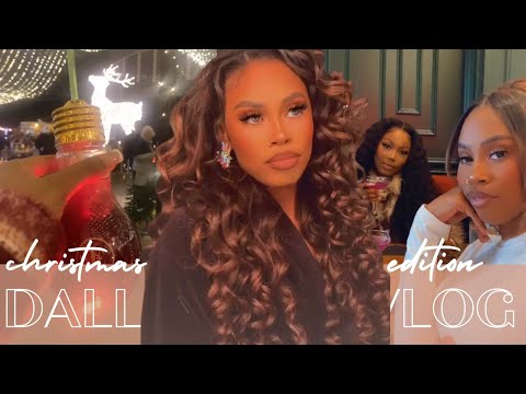 DALLAS VLOG ⇢ MISSYLYNN CHRISTMAS PARTY • GIRLS NIGHT OUT • CHRISTMAS LIGHTS | Kaylah Bree