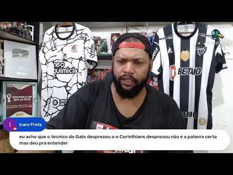 REACT AO VIVO CORINTHIANS 2X0 ATLÉTICO MG l Copa do Brasil