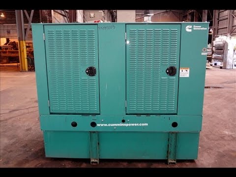 Used -Cummins 35 kW standby (30 kW prime) diesel generator set - Stock # 45991003