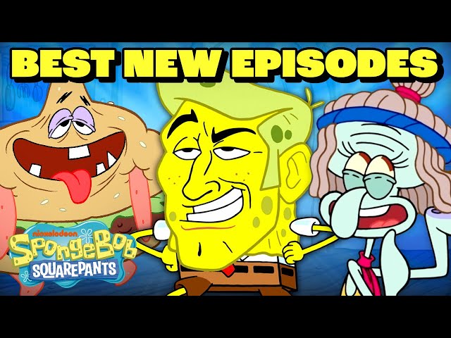 SpongeBob's Best Moments from NEW Episodes! | 60 Minute Compilation | SpongeBob SDDEFAULT Thumbnail