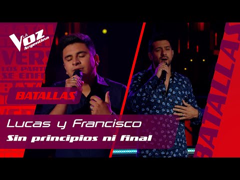 Lucas Oviedo vs Francisco Benitez - Sin principio ni final - Batallas - La Voz Argentina 2021