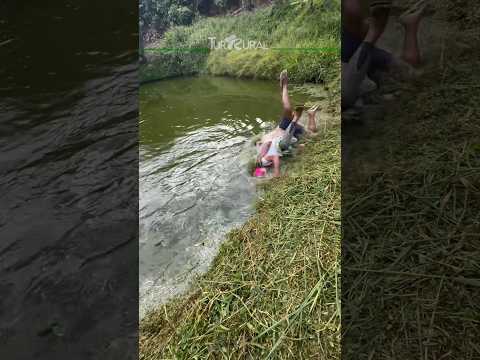 Matheus foi todo confiante pescar no lago de Jiquiriçá, na Bahia… #pescaria #viral