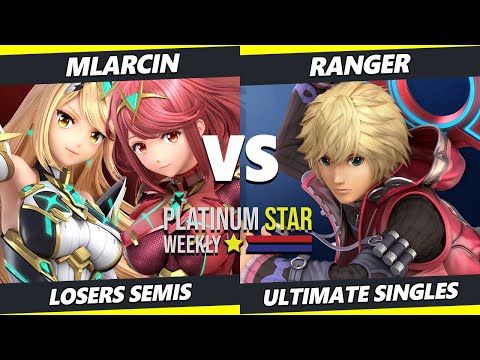 PSW S15:W12 Losers Semis - Mlarcin (Pyra Mythra) Vs. Ranger (Shulk) SSBU Ultimate Tournament