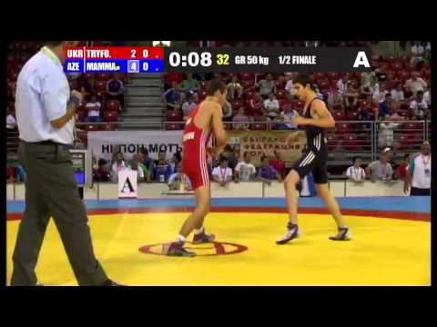 WWJC2013 / Ramiz Mammadov - Oleksandr Trifonov (UKR) - GR 50 kg - 1/2 final
