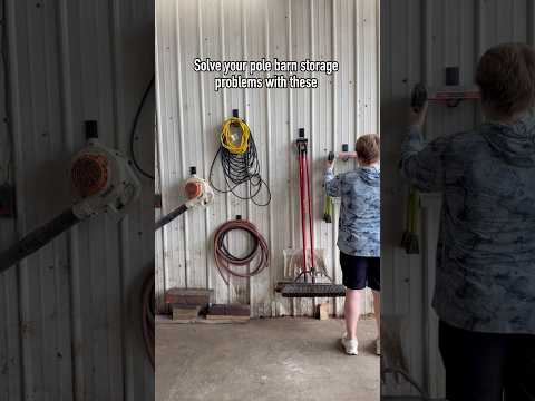Video: Gator Magnetics Pole Barn Storage Ideas for Cords, Ladders & Tools video thumbnail