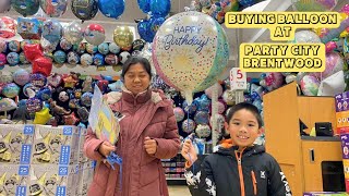 BUYING BALLOON AT PARTY CITY BRENTWOOD USA CALIFORNIA @timothyspreciousmoments