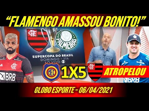 GLOBO ESPORTE FLAMENGO 5 x 1 MADUREIRA.
