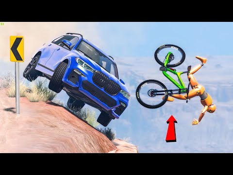 Cliff Drops 😂 Car Crashes #06 [BeamNG.Drive]