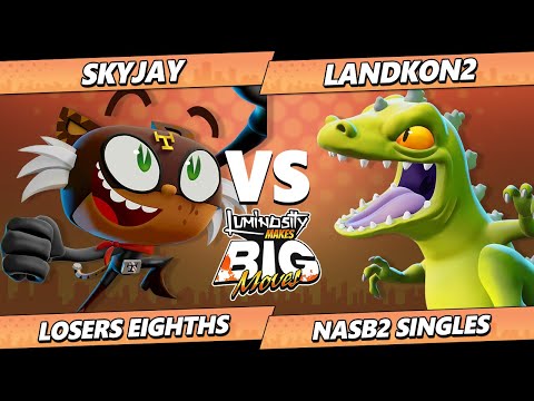 LMBM 2024 Top 8 - SkyJay (El Tigre) Vs. Landkon2 (Reptar) Nickelodeon All-Star Brawl 2 - NASB2