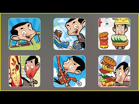 Mr Bean Special Delivery, Mr Bean Risky Ropes, Mr Bean Sandwich Stack, Mr Bean™Flying Teddy