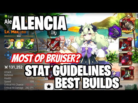 Alencia - Best Builds, Stat Guidelines, How to Use - Epic Seven