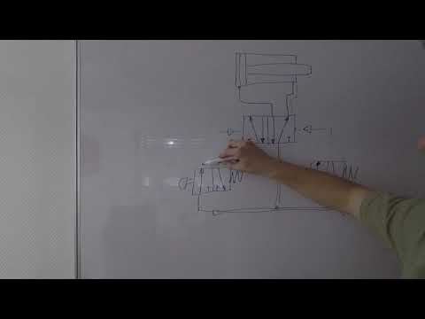 Building a pneumatic circuit diagram from scratch No. 2 - explained quickly and easily