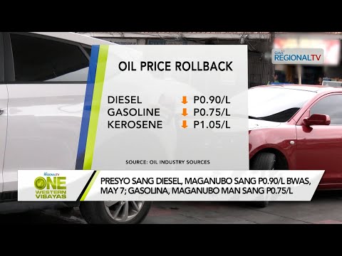 One Western Visayas: Presyo sang diesel kag gasolina, maganubo bwas, May 7