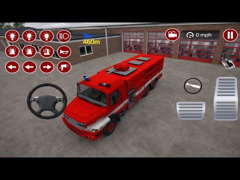 New Fire Truck Rescue Simulator 3D 🚨 | Realistic Firefighting Gameplay 2026