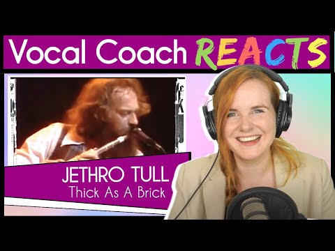 Vocal Coach reacts to Jethro Tull - Thick As A Brick (Ian Anderson Live)