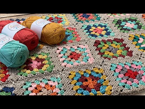 Crochet Series #4 - My Granny Square Afghan/Blanket Project!!