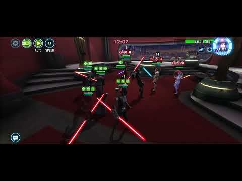 Fifth Brother infinite loop under Palp lead SWGOH