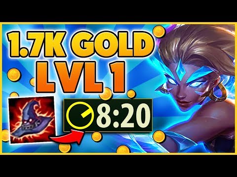 *NEW SKIN* WORLDS FASTEST DEATHCAP RUSH (1.7K+ GOLD LVL 1) - BunnyFuFuu