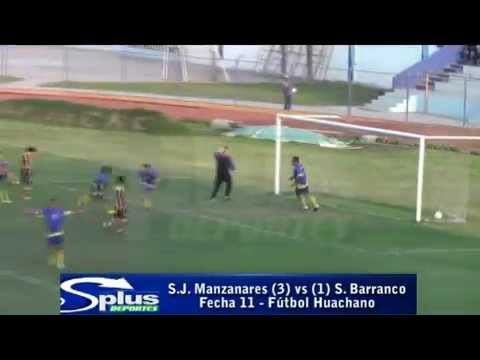 S.J. MANZANARES (3) vs (1) S. BARRANCO - Fecha 11 - Fùtbol Huachano 2014.