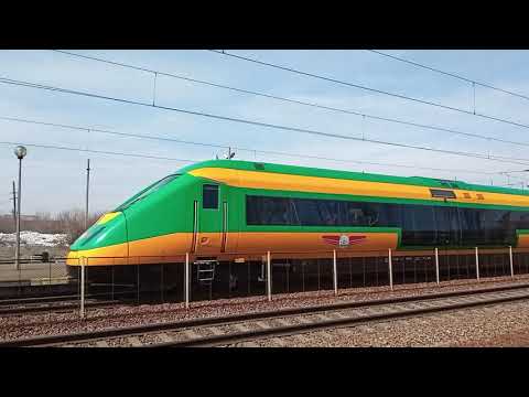 Today Orange Trains Video - IC2 Trains, Peris 2021